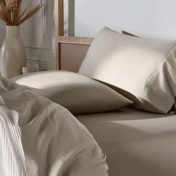 Boll & Branch Signature Hemmed Sheet Set, Full - Shore - MadeInUSA - Image 10