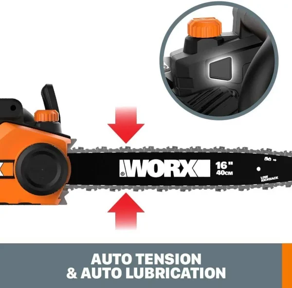 Worx 16 in. 120 V Electric Chainsaw - MadeInUSA - Image 4