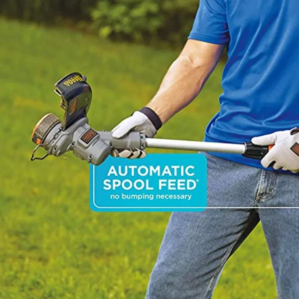 BLACK+DECKER 20V MAX* String Trimmer / Edger, 12-Inch (LST300) - MadeInUSA - Image 3
