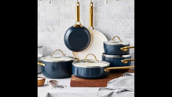 GreenPan Reserve 10-Piece Cookware Set, Sage - MadeInUSA - Image 10