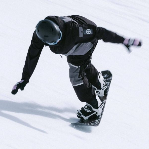 Nidecker Supermatic Snowboard Bindings 2024 M White - MadeInUSA - Image 9