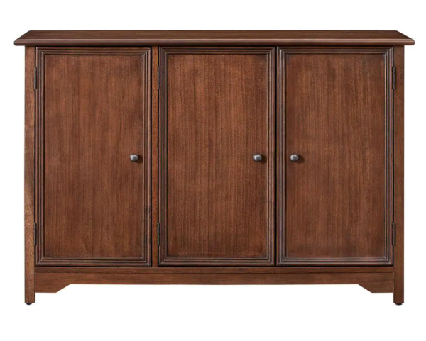 Bradstone 3 Door Walnut Storage Console - MadeInUSA - Image 7
