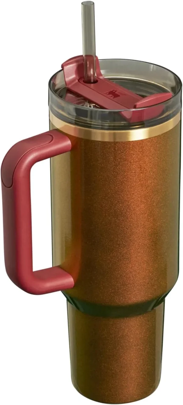 Stanley x Lainey Wilson Quencher H2.0 40 OZ Tumbler Gold Limited Edition - MadeInUSA - Image 8