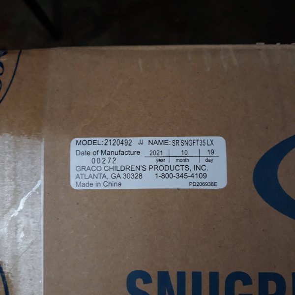 Graco - SnugRide Snugfit 35 LX Infant Car Seat Nash - MadeInUSA - Image 8