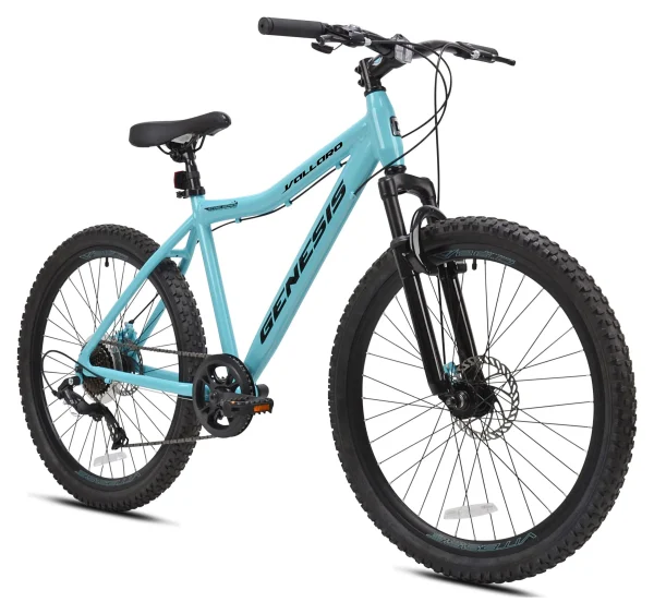 Genesis 26-inch Vallaro Women's Aluminum Mountain Bike, Light Blue - MadeInUSA - Image 2
