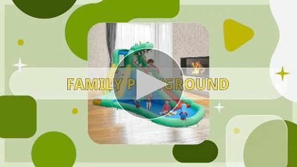 Inflatable Water Slides for Kids - Kinsuite Inflatable Bounce House Water Slide w/Jumping Area Climbing Wall Water Cannon Splash Pool Tunnel Indoor - MadeInUSA - Image 2