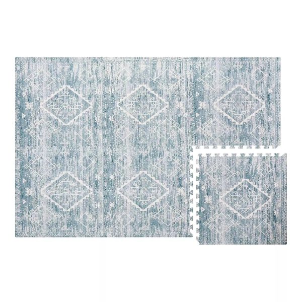 House of Noa Little Nomad Play Mat L Ula in Indigo Size 4x8 - MadeInUSA - Image 7