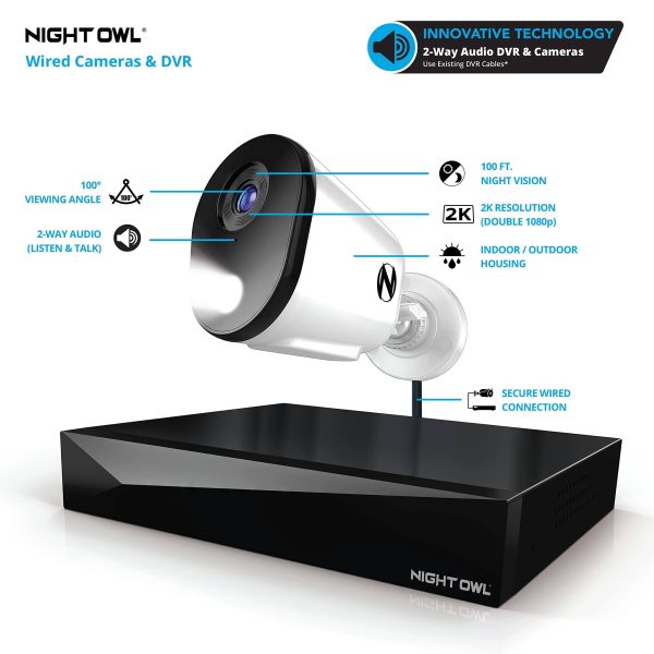 Night Owl 12 Channel DVR Home Security Camera System - 8 Pack - MadeInUSA - Image 7