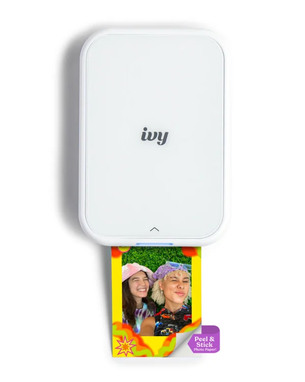 IVY 2 Mini Photo Printer - Pure White - MadeInUSA