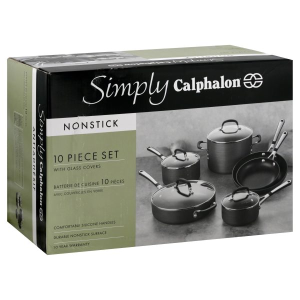 Calphalon Simply 10 Piece Set, Nonstick - MadeInUSA - Image 9