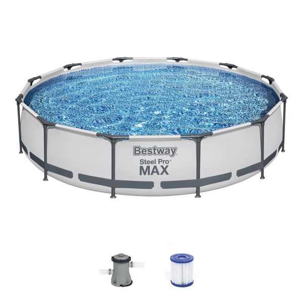 Bestway Steel Pro 12' x 30" Frame Pool Set - MadeInUSA