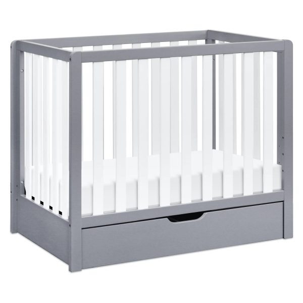 Carter's by DaVinci Colby 4-in-1 Convertible Mini Crib with Trundle - Washed Natural - MadeInUSA - Image 6