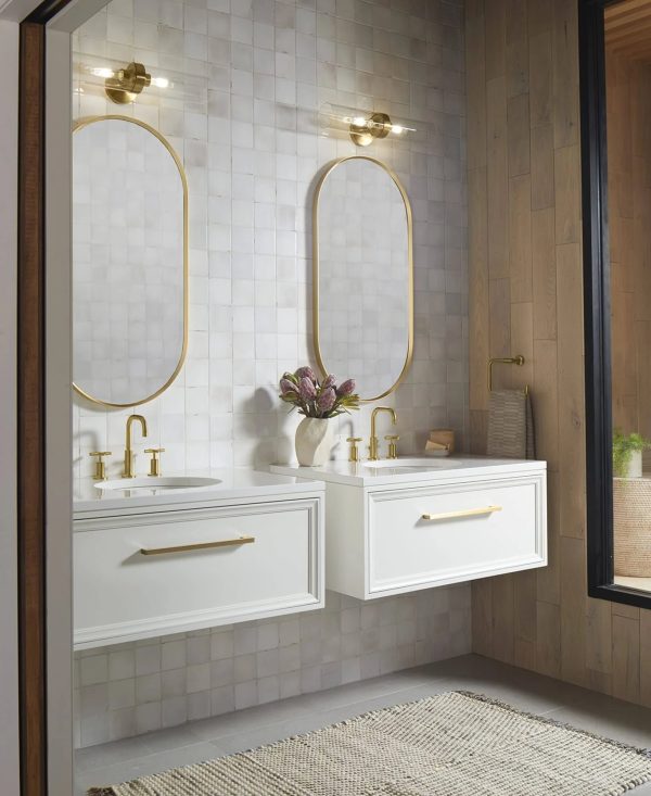 Kohler 27263-SC02 Purist 22" Two-Light Sconce - Polished Nickel - MadeInUSA - Image 4