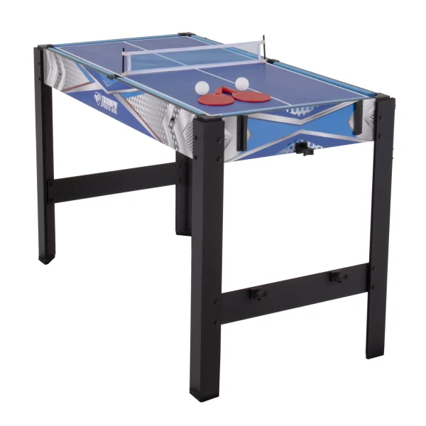 Triumph 13-in-1 Combo Game Table Includes Basketball, Table Tennis, Billiards, Push Hockey, Launch Football, Baseball, Tic-Tac-Toe, and Skee Bean Bag Toss - MadeInUSA - Image 7