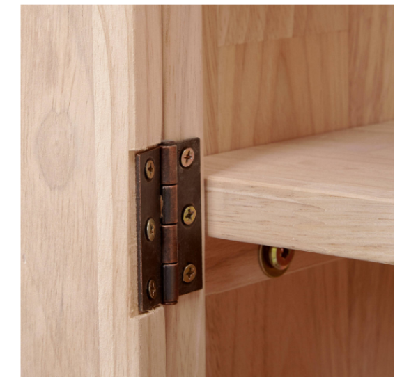 International Concepts 51 in. H Solid Wood Pantry in Unfinished Wood - MadeInUSA - Image 2