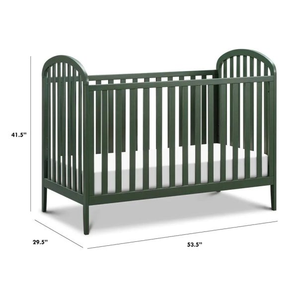 DaVinci Beau 3-in-1 Convertible Crib - Forest Green - MadeInUSA - Image 9