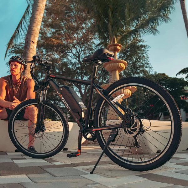 Jasion Electric Mountain Bike for Adults, 26" Tires, 350W Brushless Mo - MadeInUSA - Image 6