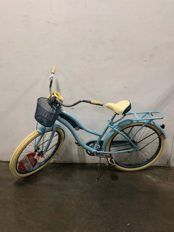 Huffy, nel Lusso Classic Cruiser Bike with Perfect Fit Frame, Women's, Light Blue, 26" - MadeInUSA - Image 3