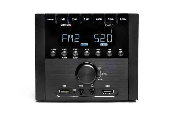 MB Quart RVM2.0 2-Zone RV Receiver Bluetooth Radio Stereo+(2) 5.25 Speakers - MadeInUSA - Image 4