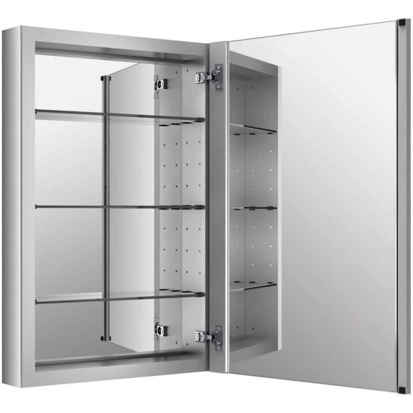 Kohler 99002-Na Verdera 20" W x 30" H Aluminum Medicine Cabinet - MadeInUSA - Image 7
