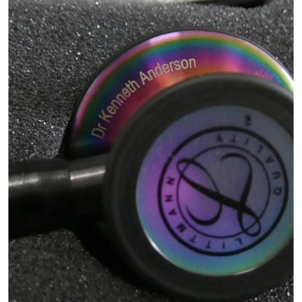 3M Littmann Cardiology IV Stethoscope Plum/Rainbow - MadeInUSA - Image 4