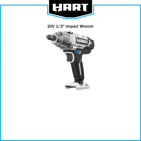 HART 20-Volt 1/2-inch Battery-Powered Impact Wrench (Battery Not Included) - MadeInUSA - Image 7