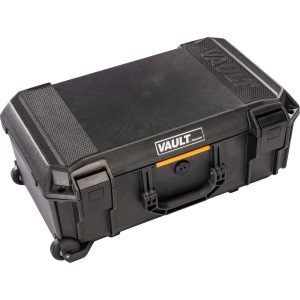Pelican V525 Vault Rolling Case with Padded Dividers, Black - MadeInUSA