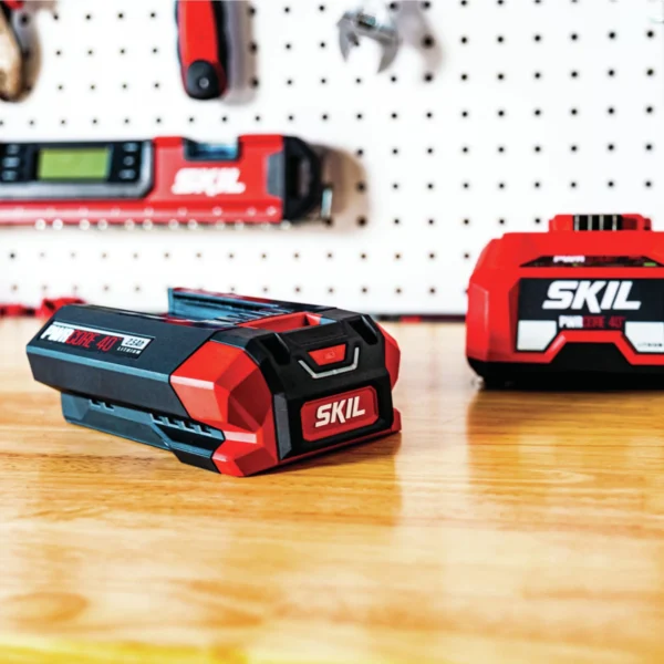 SKIL LT4832C-11 PWR CORE 40 Brushless 40V 15In. String Trimmer w/Smart Load, 2.5Ah Battery & Charger - MadeInUSA - Image 5
