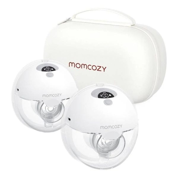 Momcozy Muse 5 Hands Free Breast Pump Wearable, Electric Breast Pump Portable Gray with Breast Pump Bag, Size: 24 mm - MadeInUSA