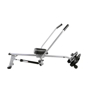 Sunny Health & Fitness Full Motion Cardio Rowing Machine Exercise Workout Rower w/ Hydraulic Cylinder and LCD Monitor, SF-RW5639 - MadeInUSA