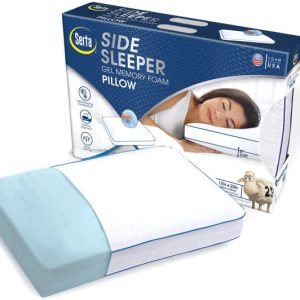 Serta Gel Memory Foam Side Sleeper Pillow - MadeInUSA