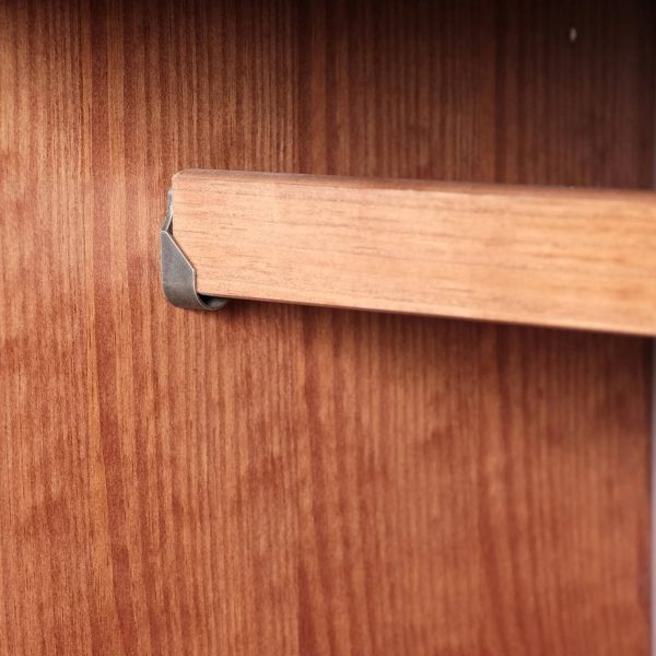 Palace Imports 5643 Flexible Mocha Solid Wood Wardrobe - MadeInUSA - Image 4