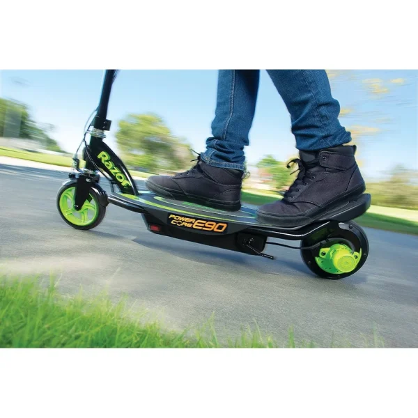 Razor 13111416 E90 Power Core Electric Scooter Green Bundle with 1 Year Extended Protection Plan - MadeInUSA - Image 8