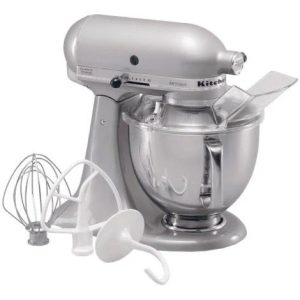 KitchenAid 5 Quart Artisan Stand Mixer - Metallic Chrome - MadeInUSA