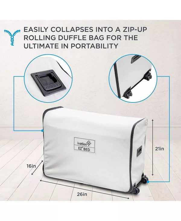 Ivation EZ-Bed Queen Air Mattress with Built in Pump, Deflate Defender Technology Inflatable Mattress - MadeInUSA - Image 4