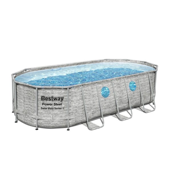 Bestway Power Steel Swim Vista 18' X 9' X 48" Above Ground Swimming - MadeInUSA - Image 6