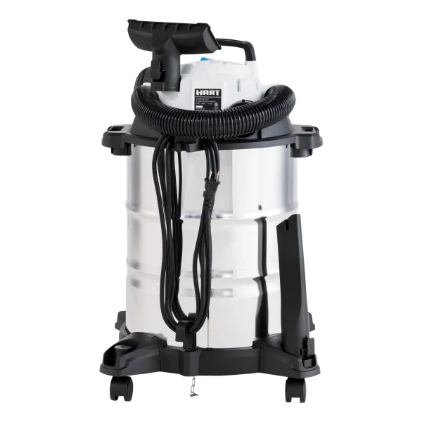 HART 8 Gallon 6 Peak HP Stainless Steel Wet/Dry Vacuum, VOC812SF 3701 - MadeInUSA - Image 7