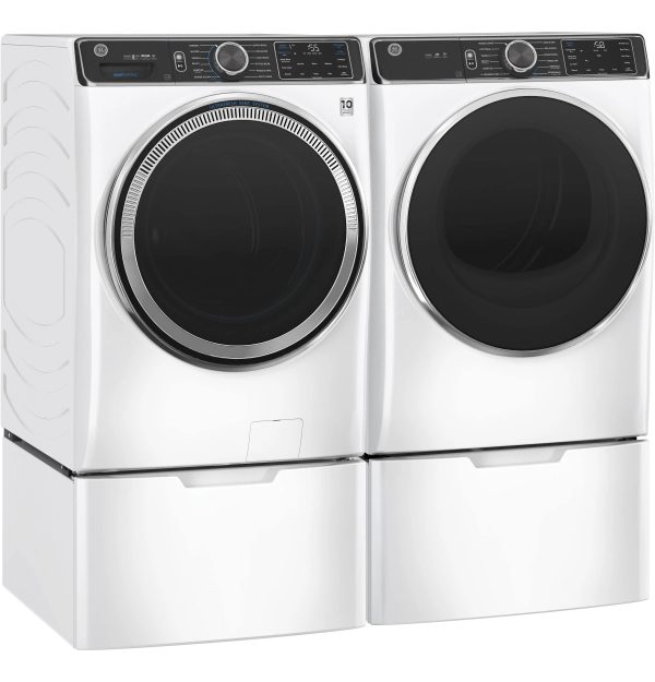 GE 7.8 Cu. ft. Capacity White Smart Front Load Electric Dryer with Steam - GFD85ESSNWW - MadeInUSA - Image 9