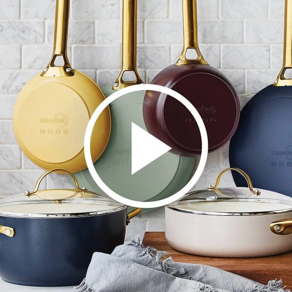 GreenPan Reserve Dove Grey 10-Piece Non-Stick Cookware Set - MadeInUSA - Image 8