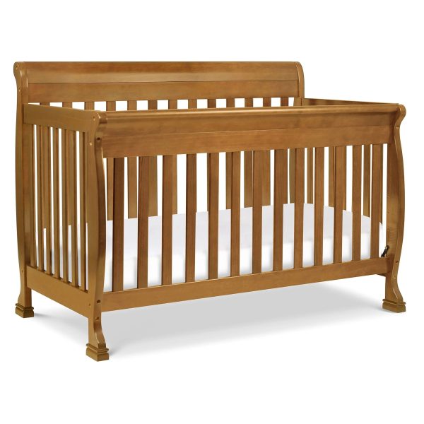 DaVinci Kalani 4-in-1 Convertible Crib in Chestnut Finish, Size: 54.4 x 35 x 41.9 Inches, Brown - MadeInUSA