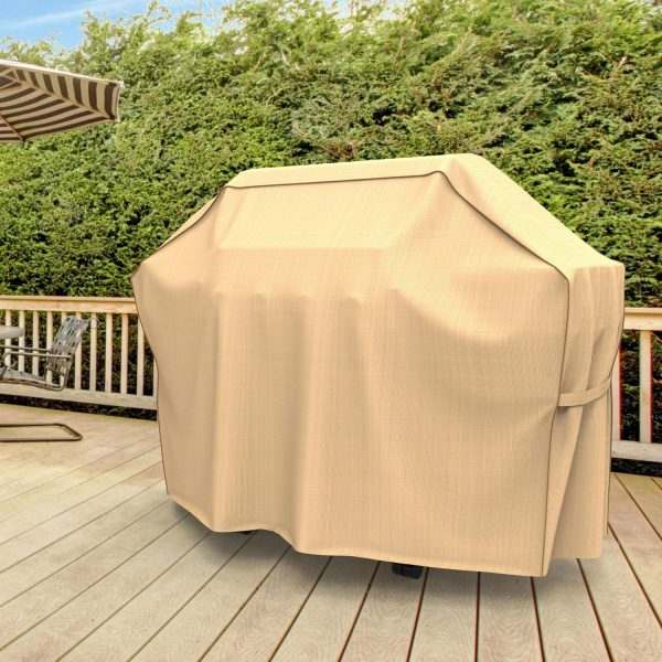 Budge Large Tan Patio Outdoor BBQ Grill Cover, Sedona - Image 2