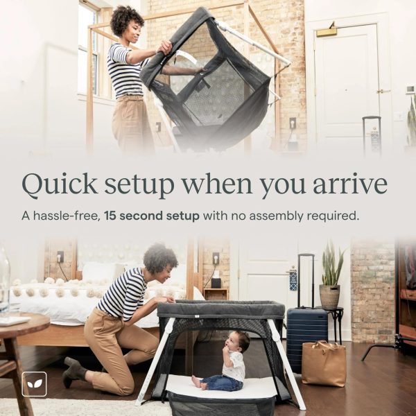 Lotus Travel Crib - Backpack Portable, Lightweight, Easy to Pack Play-Yard - MadeInUSA - Image 3