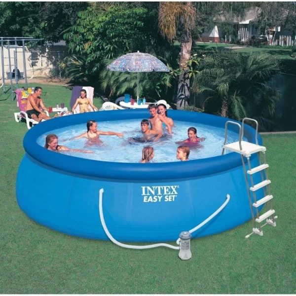 15 ft. x 48 in. Easy Swimming Pool Kit with 1000 GPH GFCI Filter Pump - MadeInUSA - Image 9