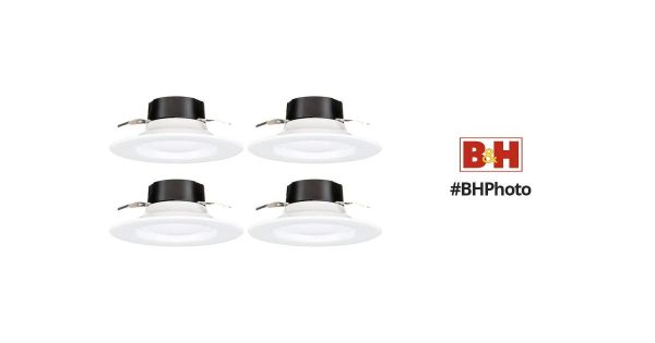 Philips Hue White and Color Ambiance 5-6" High Lumen Recessed Downlight (4-Pack) - MadeInUSA - Image 10