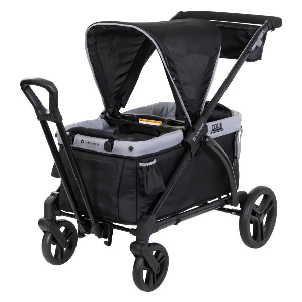 Baby Trend Tour Wagon Stroller, Black - MadeInUSA