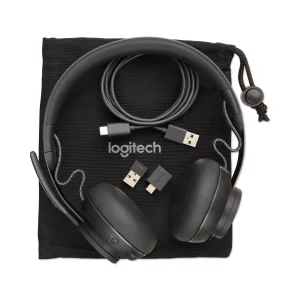 Zone Wireless Plus UC Binaural Over The Head Headset, Black - MadeInUSA