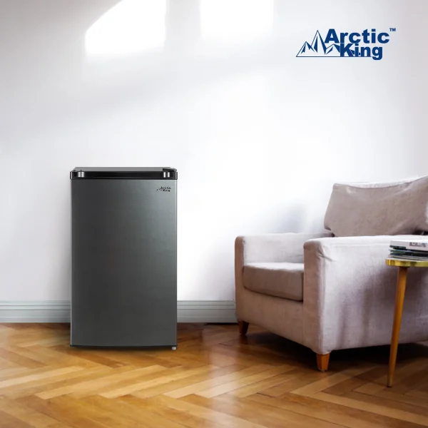 Arctic King 4.4 Cu ft One-Door No Freezer Mini Fridge, Black Stainless Steel Look E-Star, ARM44A5ASL - MadeInUSA - Image 10