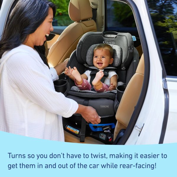 Graco Turn2Me 3 in 1 Car Seat - Cambridge - MadeInUSA - Image 5