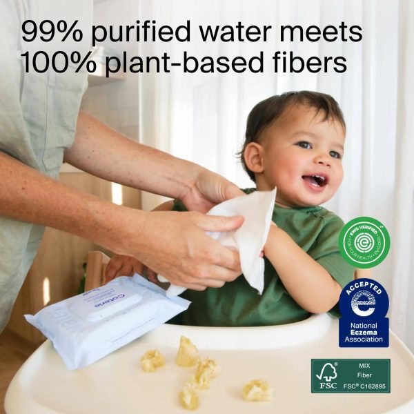 Coterie Baby Diapers + Wipes Baby Kit, Size 1 (198 Count) Size Newborn (93 Count) 4 Wipe Packs (224 Wipes) Made with Plant-Based fibers, - MadeInUSA - Image 7