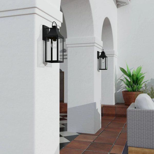 Capital Lighting 946421BK Bradford 2 Light Outdoor Wall Lantern Black - MadeInUSA - Image 9